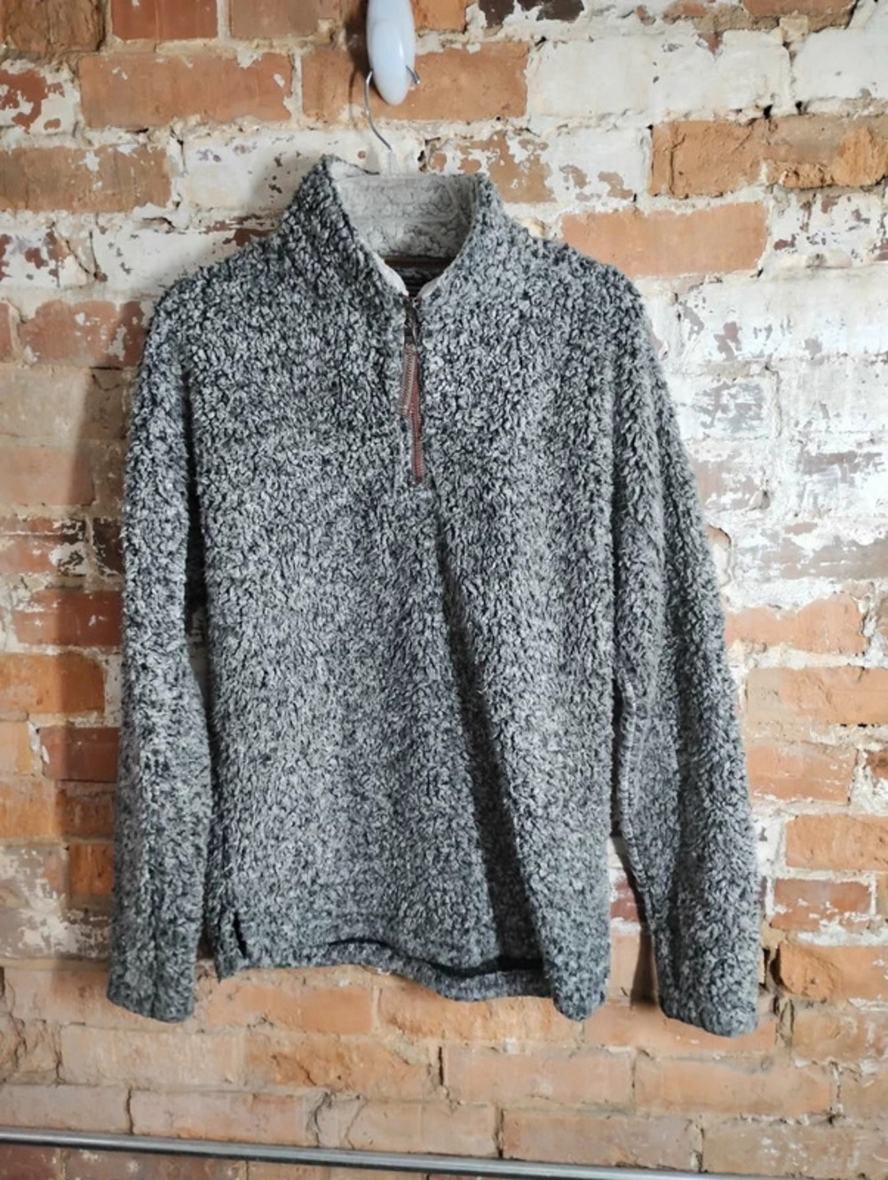 True Grip 1/4 Zip Fleece Teddy bear Pullover